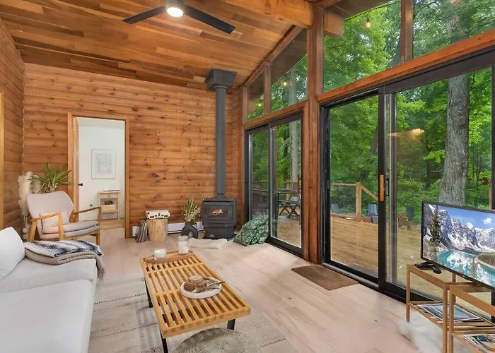 Black River Haus - Scandinavian Riverfront Cabin Muskoka